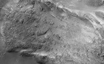 Каменная лавина и Олимп. Новые фотографии Марса