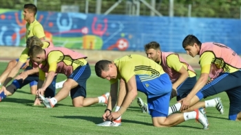 Первая тренировка сборной Украины во Франции: как это было