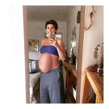 Анита Луценко во время беременности поправилась на 21 килограмм (фото)