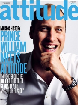 Принц Уильям появился на страницах гей-журнала Attitude (Фото)