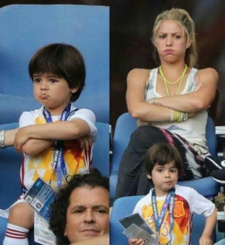 Мамина копия: Шакира опубликовала забавное фото старшего сына (Фото)