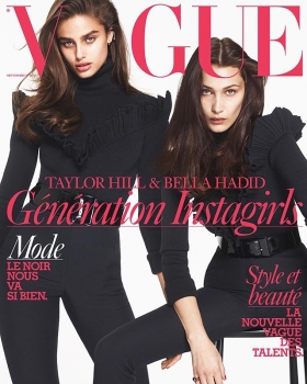 Белла Хадид полностью разделась в новой фотосессии для Vogue (Фото)