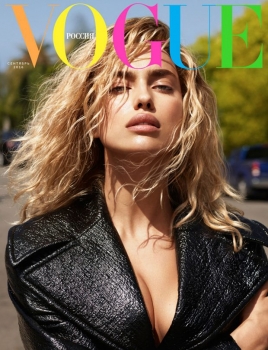 Сексуальная блондинка: Ирина Шейк впервые украсила обложку российского Vogue