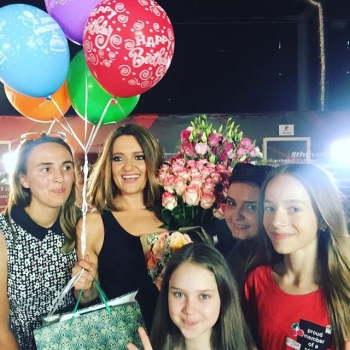 Горячая вечеринка: Наталья Могилевская отпраздновала день рождения в компании красавцев-мужчин (Фото)