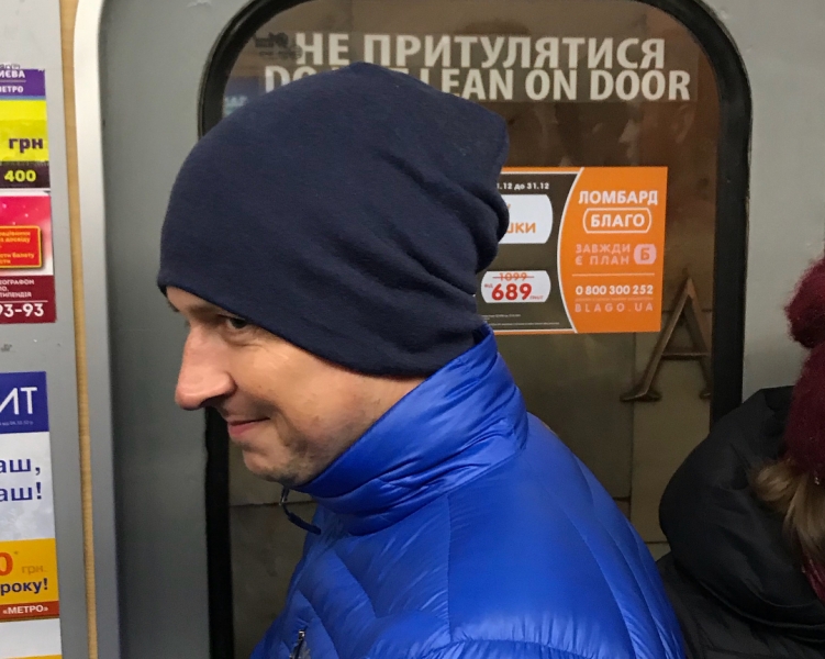"Киевское метро - офигенное!" Саша Педан впервые за 5 лет проехался в метро