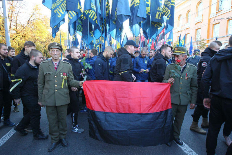 Как прошел марш националистов в центре Киева: фото и видео