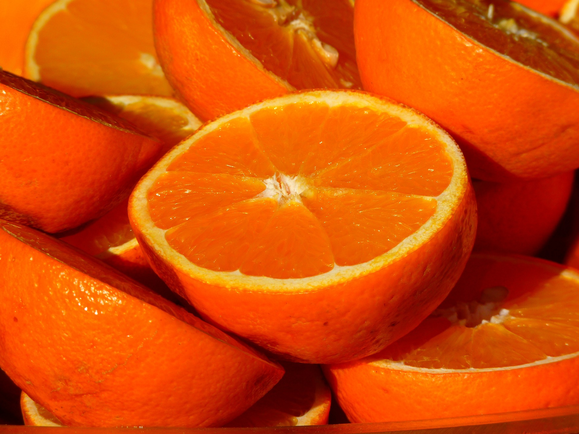 апельсин в разрезе
