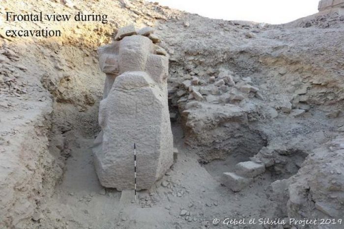 Раскрыта тайна 3000-летнего сфинкса с головой барана, найденного в древней египетской мастерской