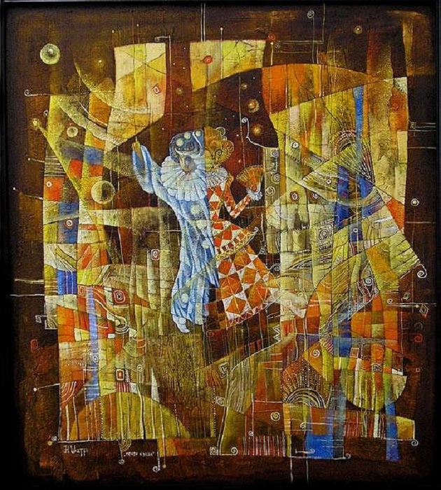 Африканские этнические мотивы и фэнтези на знойных картинах питерской художницы 
