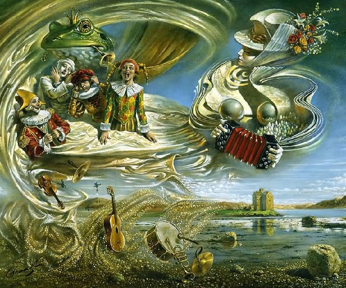Коктейль сюрреализма и абсурда на полотнах русского художника Майкла Шеваля