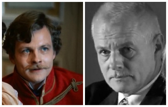 Актеры фильма «Узник замка Иф» на съёмках и годы спустя
