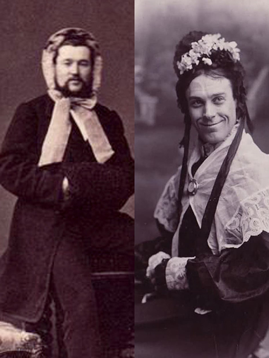 Бородатые леди и женщины-священники: Зачем мужчины и женщины менялись одеждой для фотографий в XIX веке