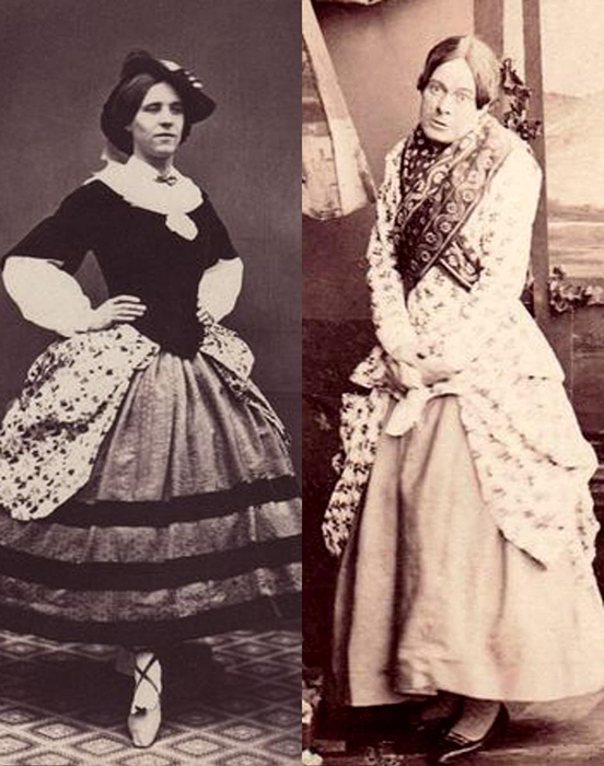 Бородатые леди и женщины-священники: Зачем мужчины и женщины менялись одеждой для фотографий в XIX веке