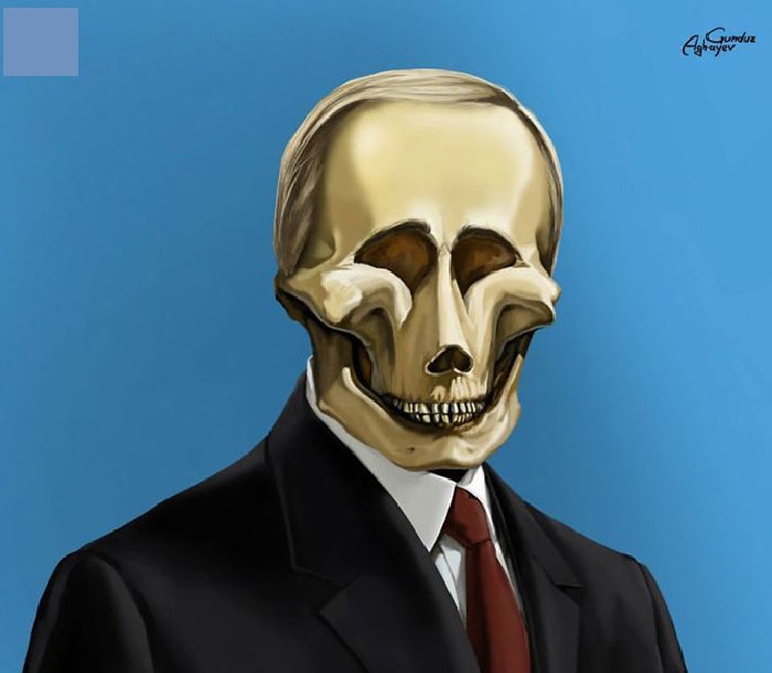 Известные политики разных стран на карикатурах азербайджанского художника Гюндуза Агаева