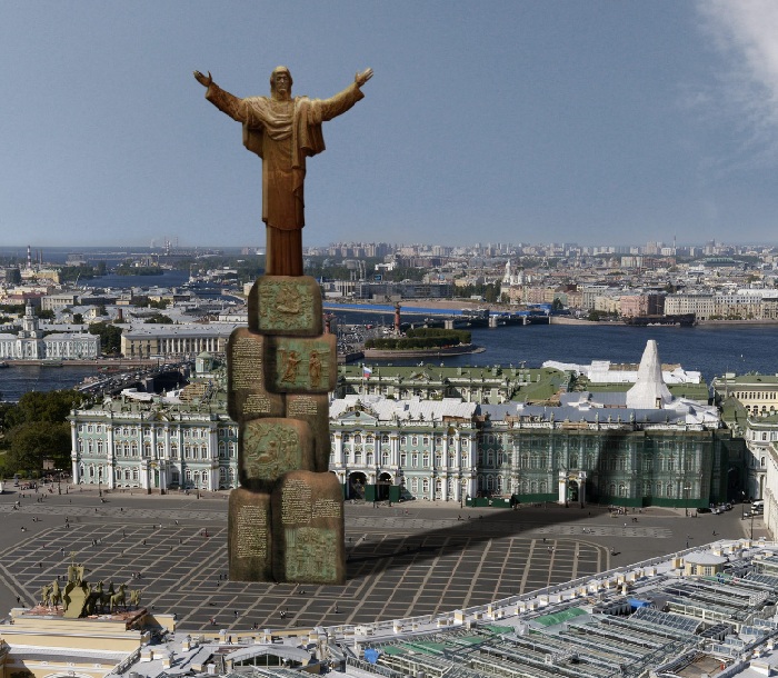 Почему не нашлось места 33-метровому Спасителю от Церетели на огромной территории России