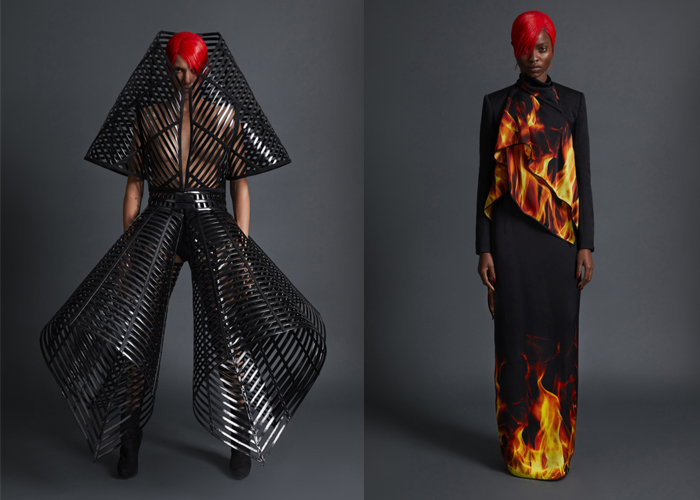 «Темный принц» авангардной моды: Как пугающие костюмы от Гарета Пью покорили Мэрилина Мэнсона и Леди Гагу 