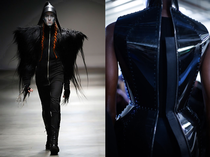 «Темный принц» авангардной моды: Как пугающие костюмы от Гарета Пью покорили Мэрилина Мэнсона и Леди Гагу 