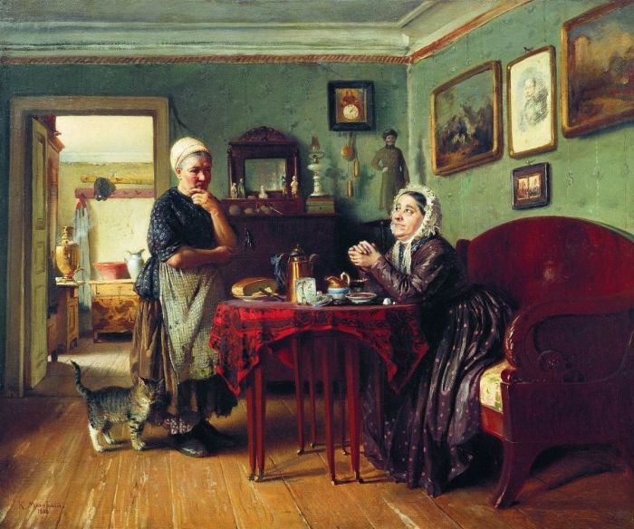 Дворянская старость: Русские старушки-аристократки на картинах XIX века