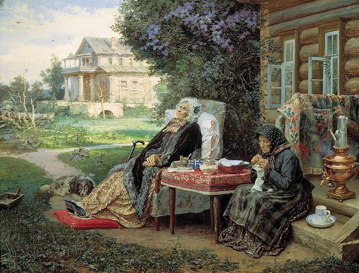 Дворянская старость: Русские старушки-аристократки на картинах XIX века