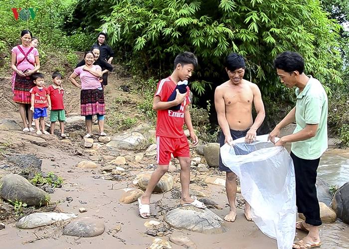 В мешке к знаниям: Как вьетнамские дети добираются в школу через бурную реку