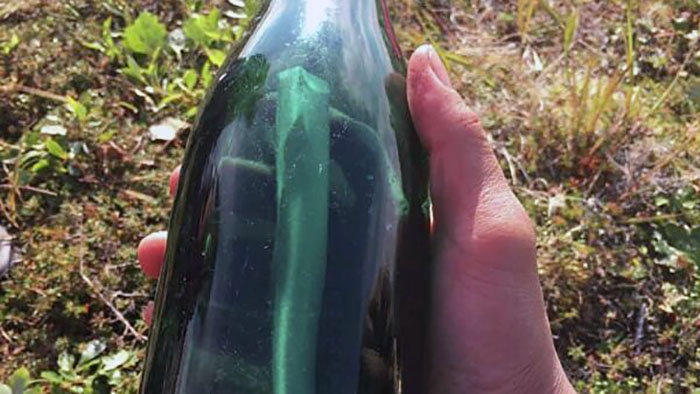 Американец нашел послание в бутылке, отправленное советскими моряками 50 лет назад