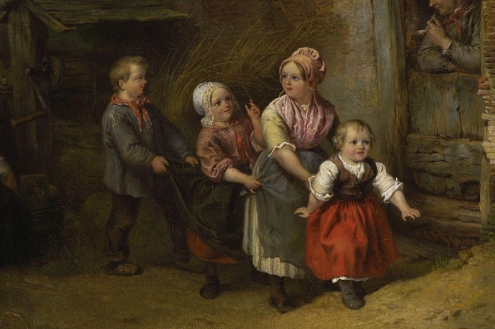 Во что играли дети 150 лет тому назад: Атмосферные картины всемирно известных художников