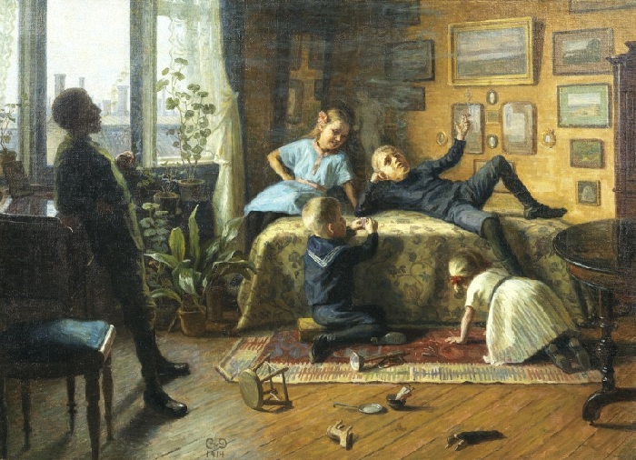 Во что играли дети 150 лет тому назад: Атмосферные картины всемирно известных художников