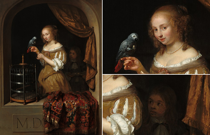 Тайны картины «Дама с попугаем у окна»: как связаны улыбка героини и птица