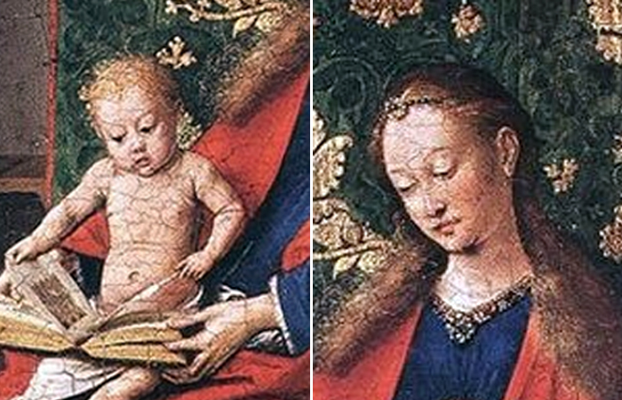 «Дева Мария с Младенцем с книгой» ван Эйка: величественный образ и скрытые символы