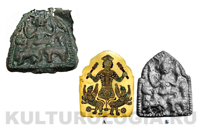 Древнерусские ювелирные матрицы с изображением Христа, Богородицы, христианских святых и праздничных сюжетов