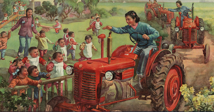 Девушки-трактористки, борьба с воробьями и контроль рождаемости: О чем могут рассказать китайские плакаты