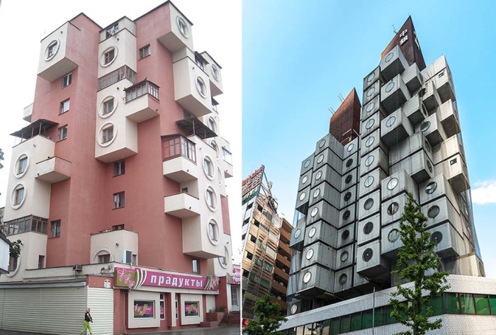 Как в советское время в белорусском городе появилась 9-этажка в виде тетриса: Дом-скворечник в Бобруйске