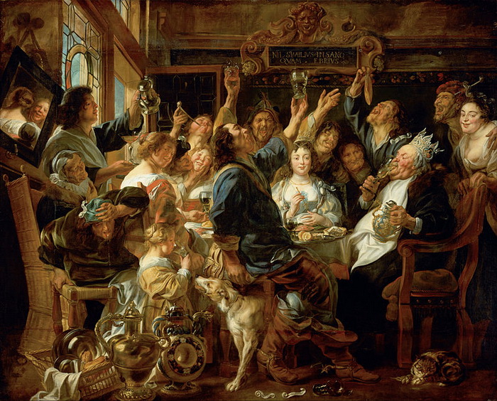 Непревзойденный мастер изображения семейных торжеств и застолий: фламандский художник Якоб Йорданс