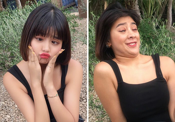 30 лучших коллажей Инстаграм и реальность от девушки из Таиланда