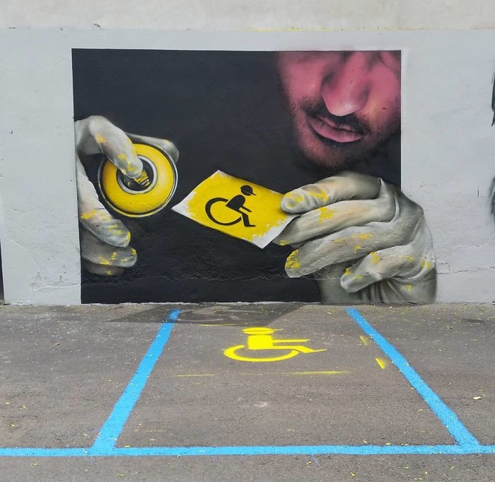 Как превратить унылую стену в произведение искусства: 3D Street Art Кайфы Козимо