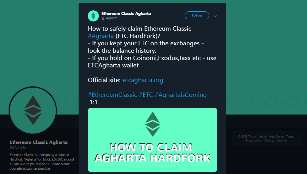Команда Ethereum Classic предупреждает о мошенническом проекте «EAgharta»
