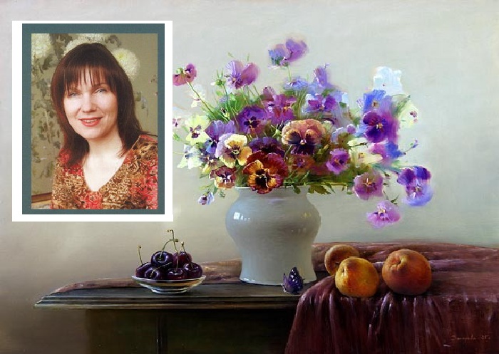 Художница из русской глубинки пишет цветочные натюрморты божественной красоты