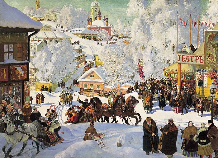 Как известный живописец Борис Кустодиев написал великолепный зимний пейзаж «на слух»