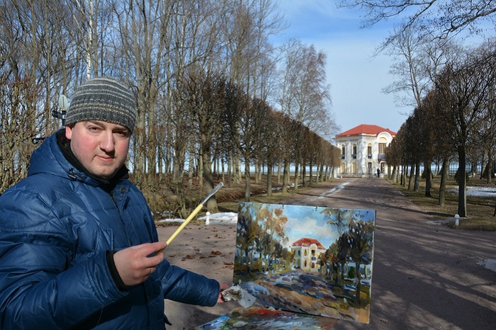 Питерские пейзажи современного импрессиониста Павла Еськова: Город, заплаканный ливнями