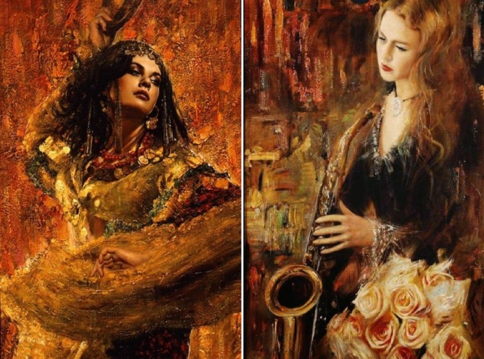 Романтические женские портреты московского художника, который объединил французский арт-модерн и русский реализм