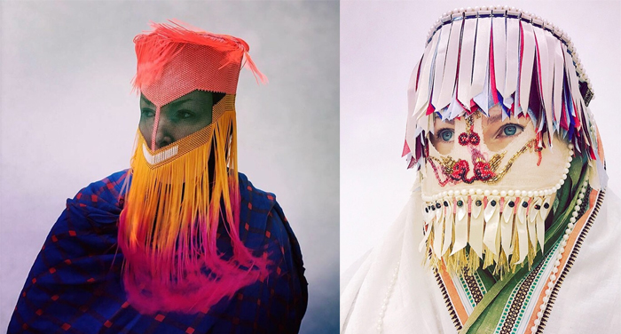Волосы гейши, старые полотенца и экологическая ответственность: Мистические маски Манхильд Кеннеди