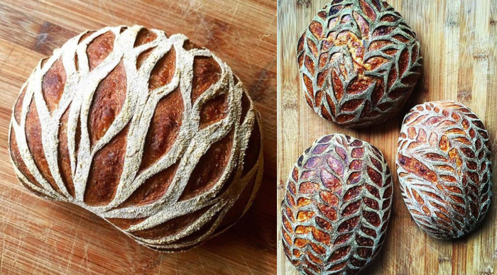 Американка печёт «Кружевной» хлеб, на котором можно увидеть яркие картины